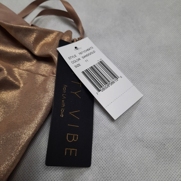 Gold Slip Dress - Picture 4 of 7